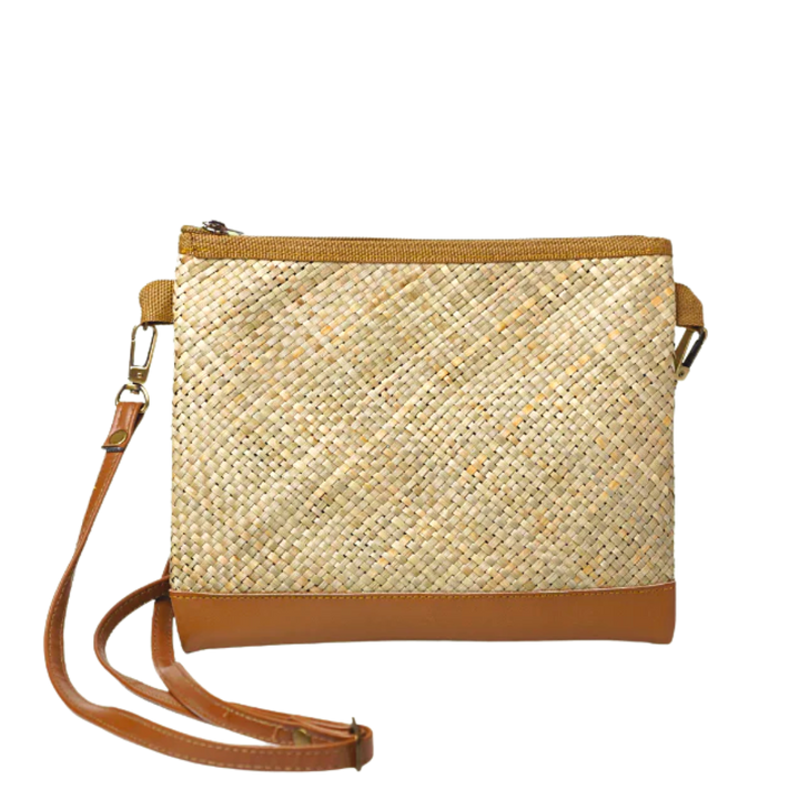 Woven Maya Tikog Grass Sling Bag