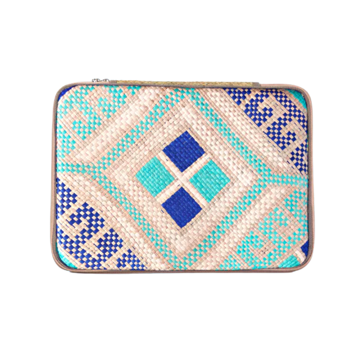 Woven Abre Tikog Grass Laptop Sleeve in Pintados