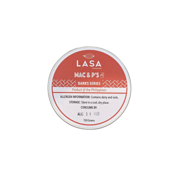Lasa Tsokolate Mac & P's Chocolate Bark