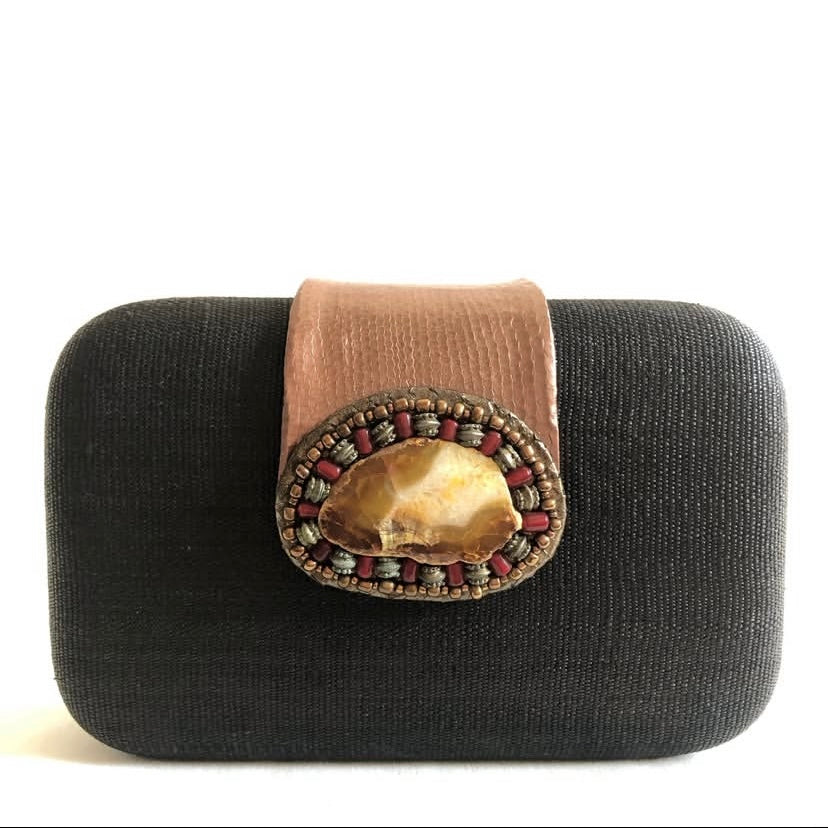 Crystal Seas T'nalak Clutch