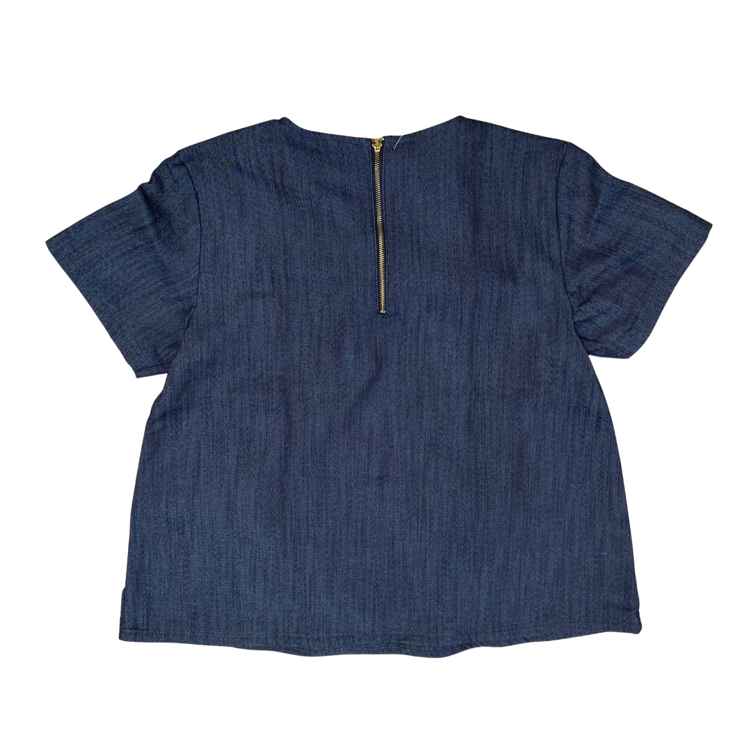 HABI Lifestyle  Indigenous Weave Blouse with Mask