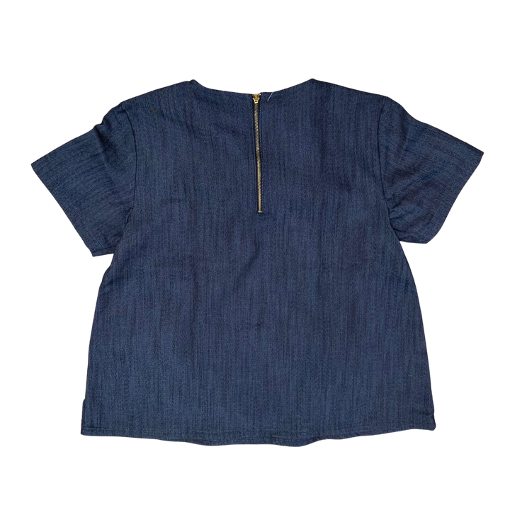 HABI Lifestyle  Indigenous Weave Blouse with Mask