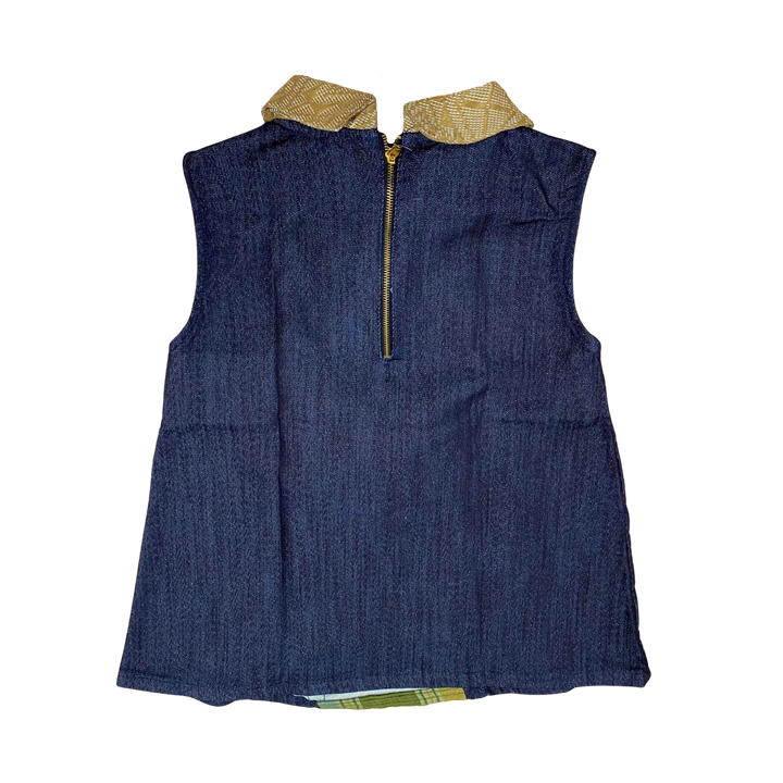 HABI Lifestyle  Indigenous Weave Blouse with Mask