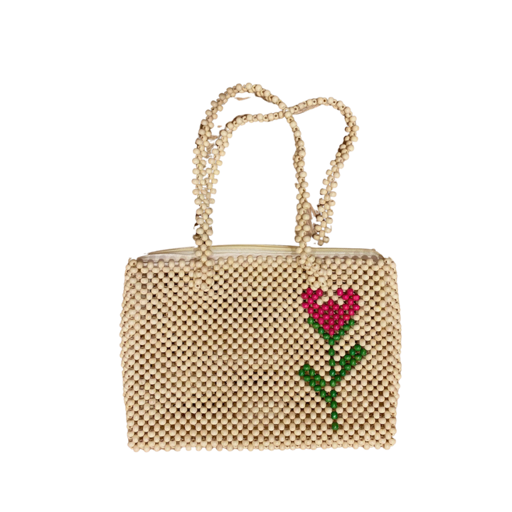 HABI Lifestyle	Flor Beaded Bag