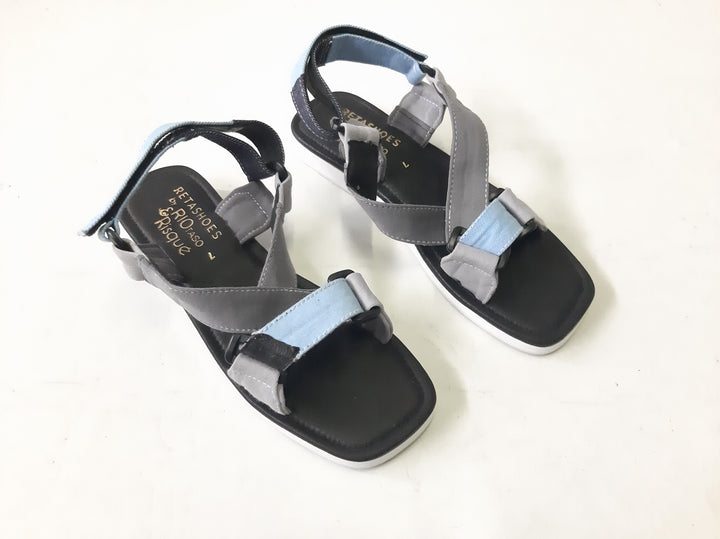 Risqué Designs Womens Retaso Sandals in Denim