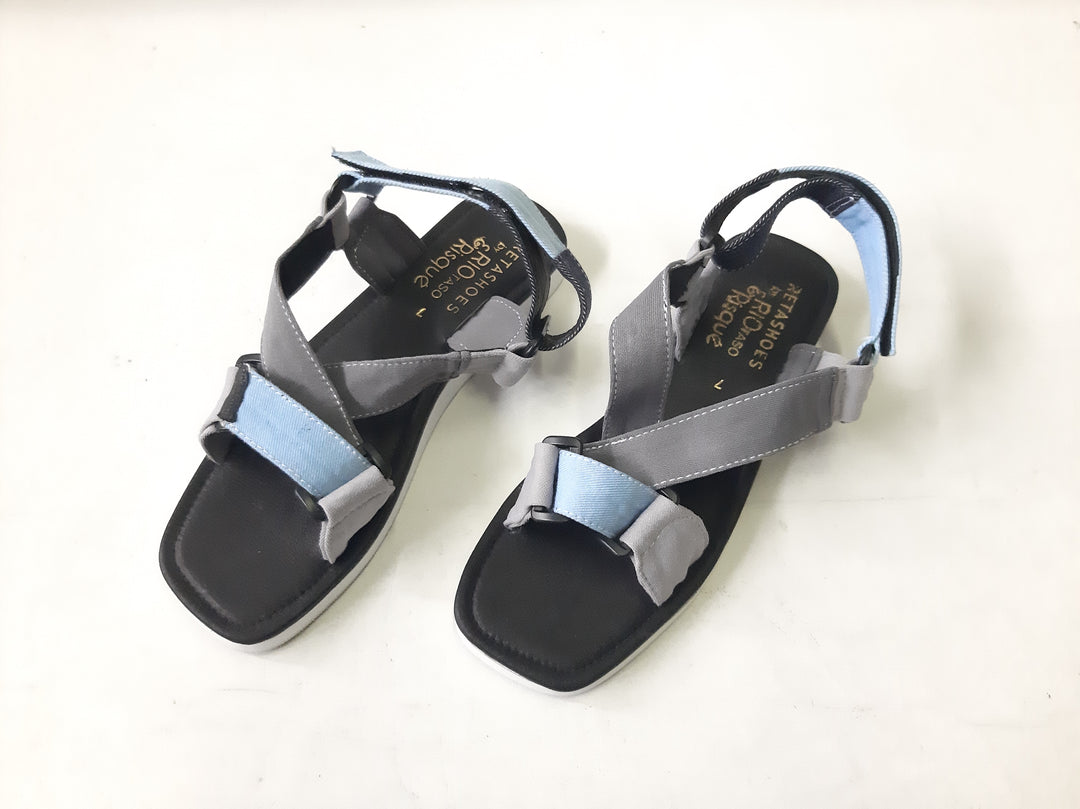Risqué Designs Womens Retaso Sandals in Denim
