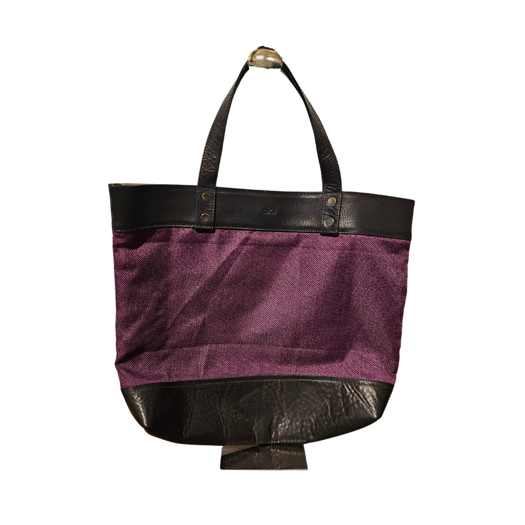 LoKal Crafts Manila Penelope Leather/Jute Tote