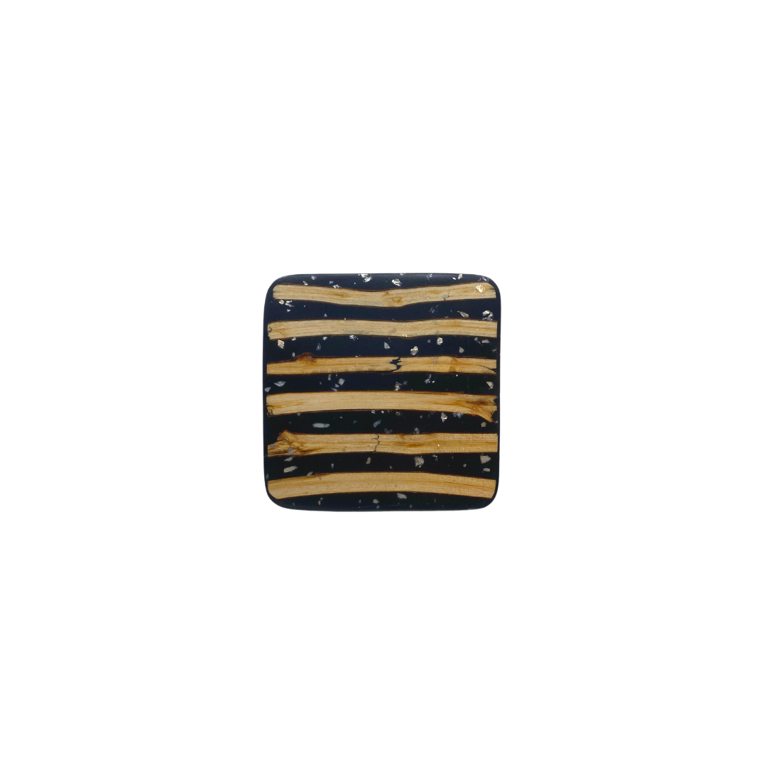 Tumandok Coaster with Cinnamon and Capiz Inlays