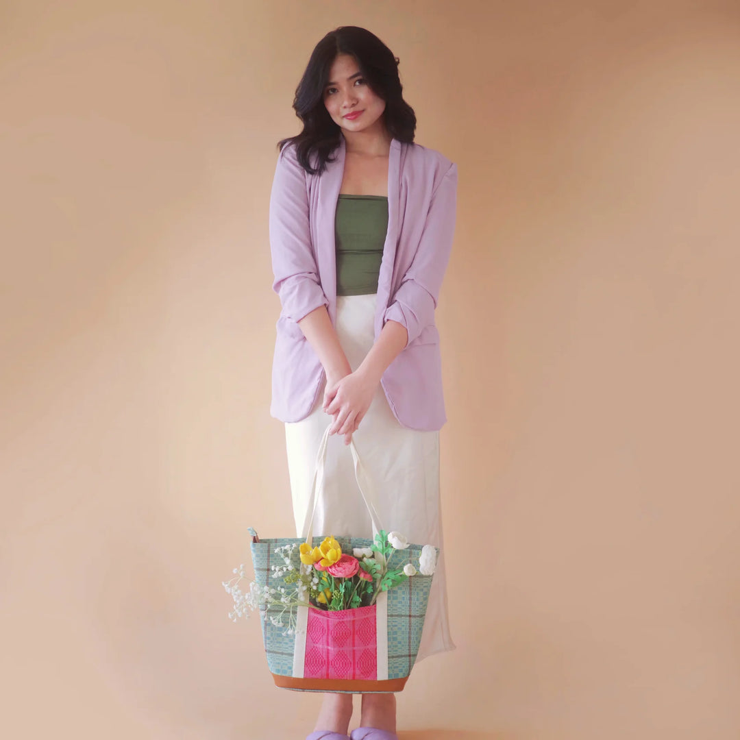 Woven Malaya Carryall Bag