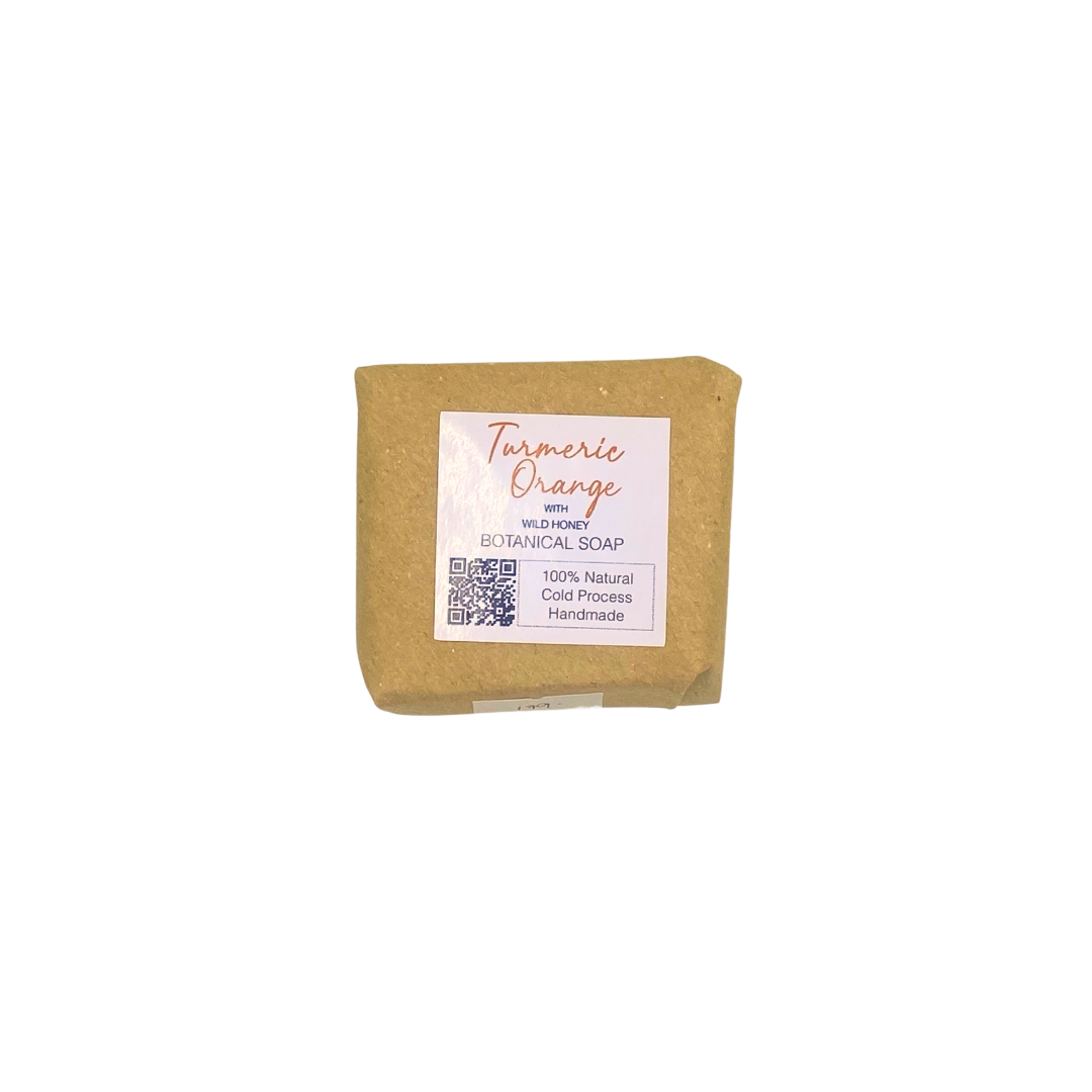 Earth+Scent Turmeric Orange with Wild Honey Botanical Soap