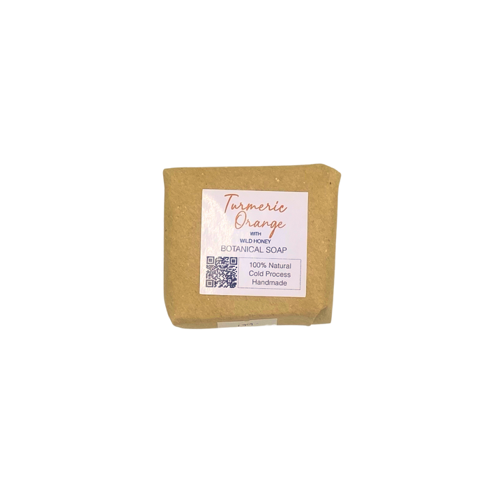Earth+Scent Turmeric Orange with Wild Honey Botanical Soap