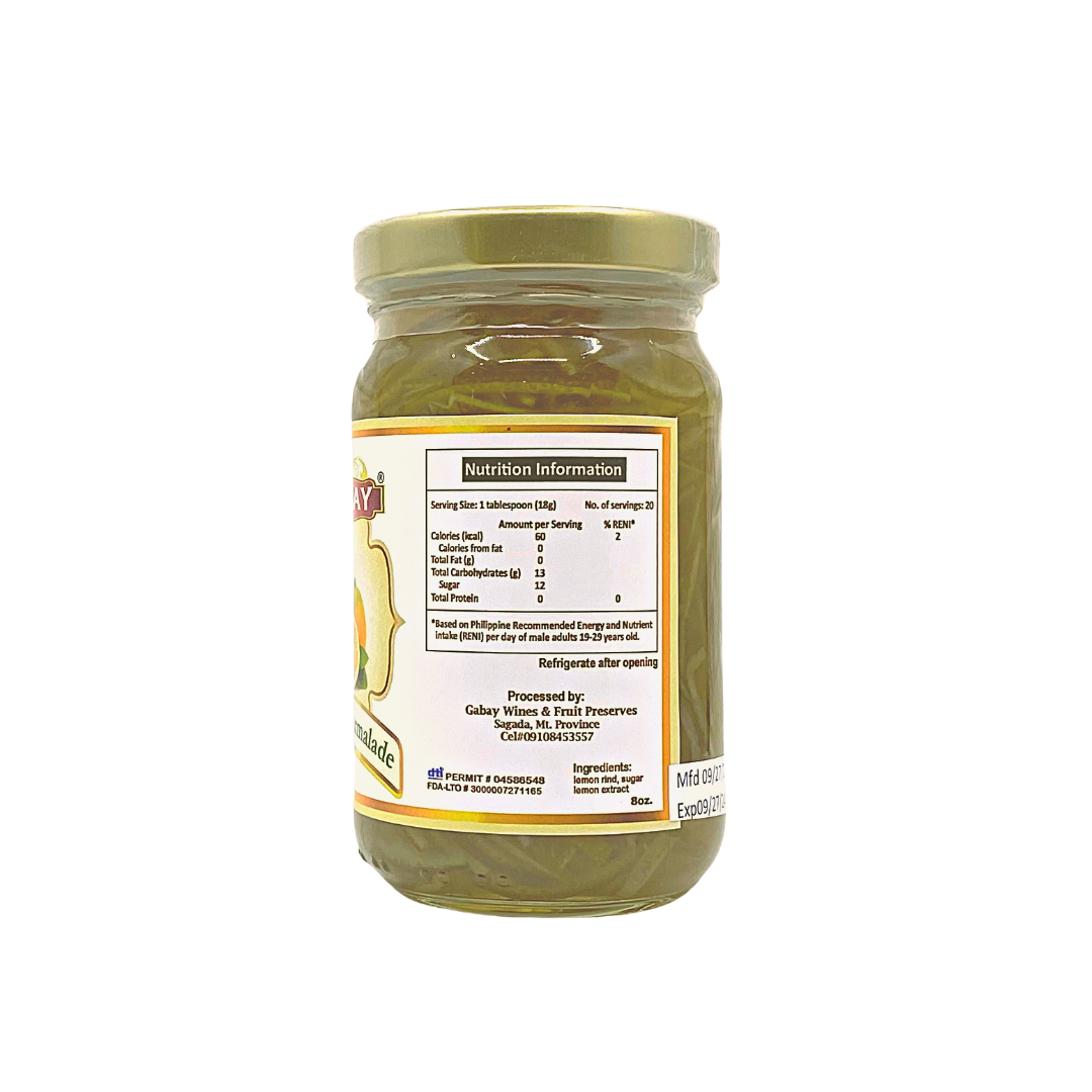 Gabay Wines and Fruit Preserves Lemon Marmalade