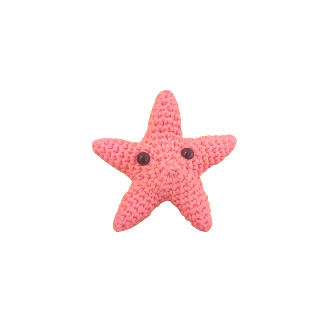 400 Lux Hand Crocheted Starfish Plushie