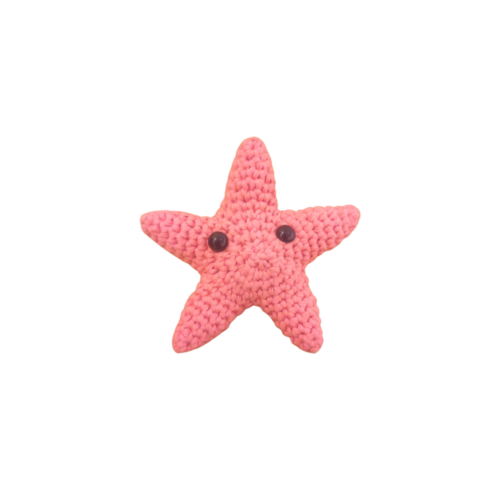 400 Lux Hand Crocheted Starfish Plushie