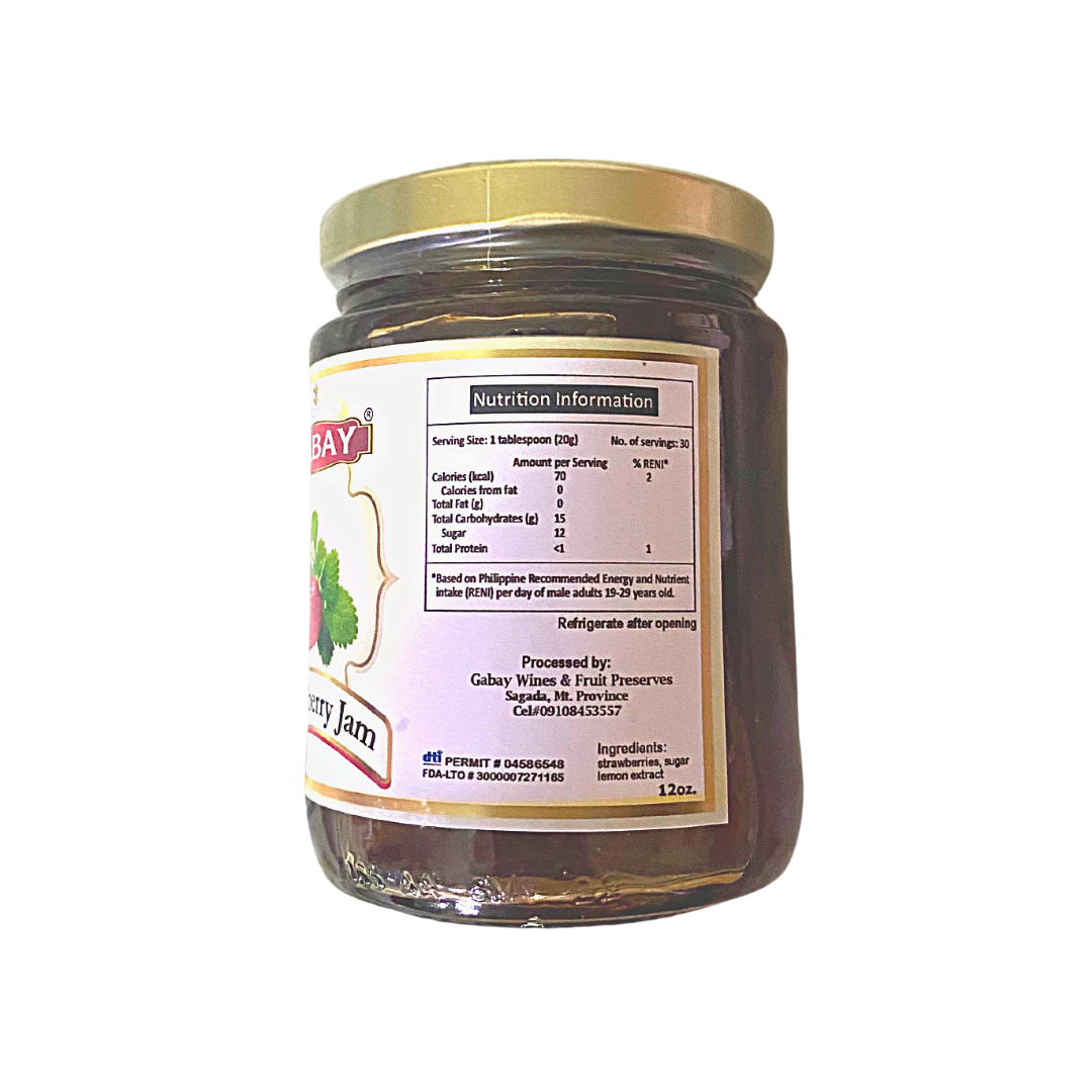 Gabay Wines and Fruit Preserves Strawberry Jam