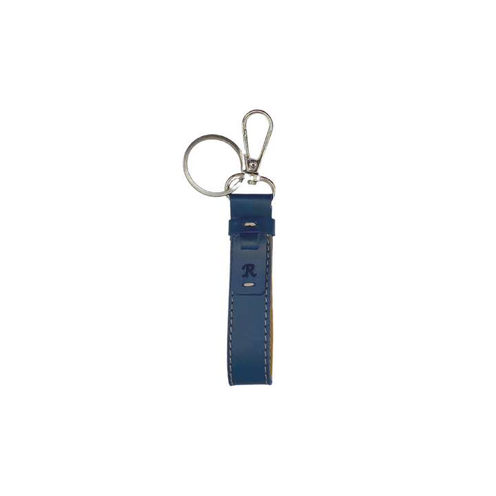 LoKal Crafts Manila Aura Leather Keychain (Black, Blue & Brown)