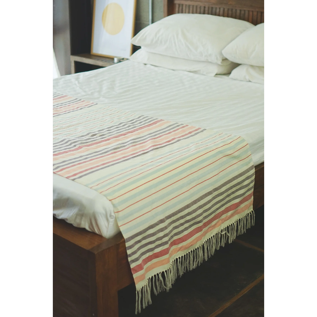 Woven Lambing Throw Blanket