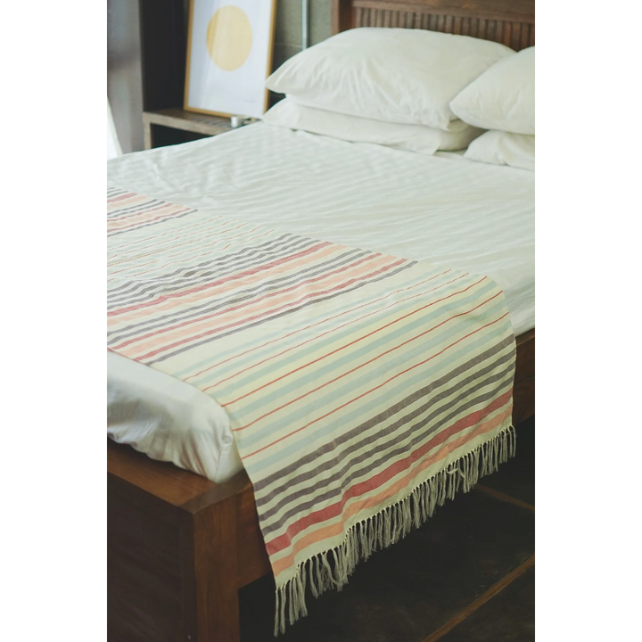 Woven Lambing Throw Blanket