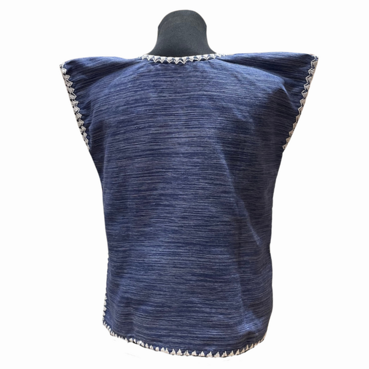 Women's Kaftan Blouse with Itneg Embroidery - Kantarines Weave