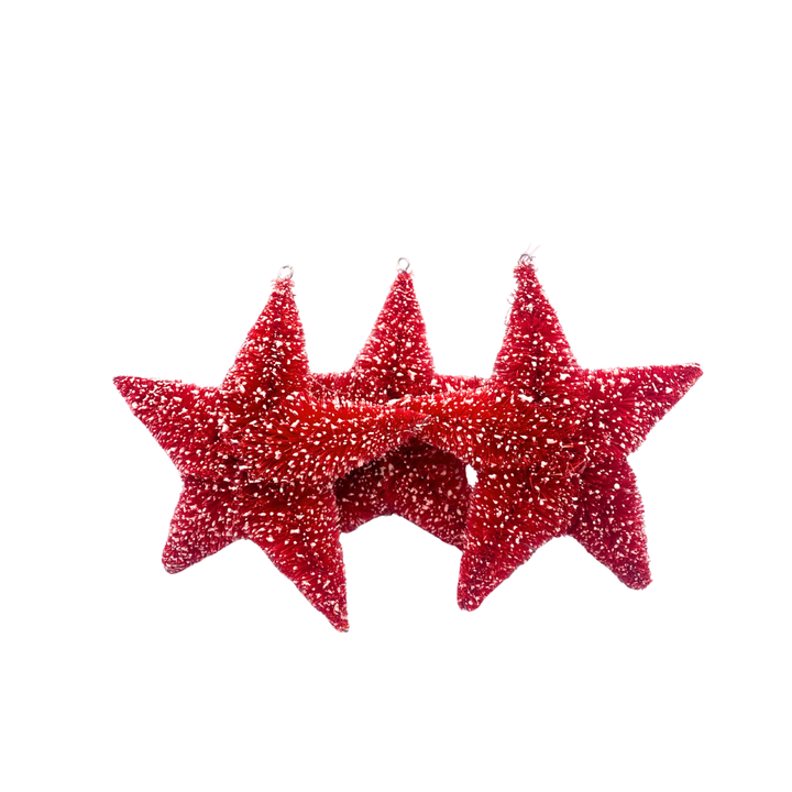 Abaca Star Christmas Ornament