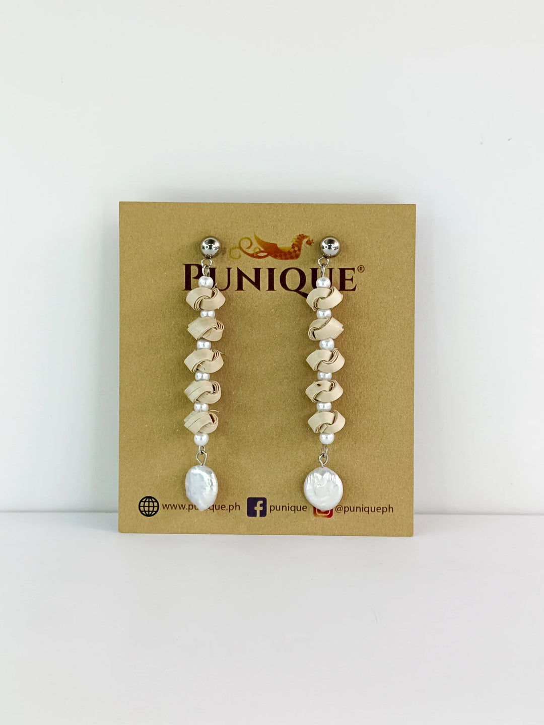 Punique Butil Dangler Earrings
