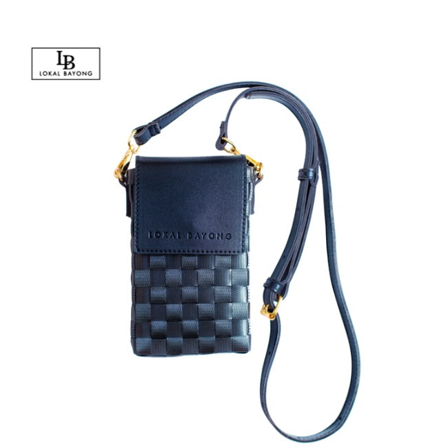 Lokal Bayong Gene Vegan Leather/Hand-Woven Sling Bag
