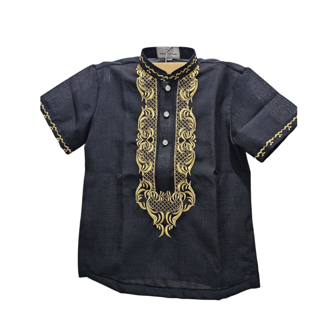 House of Habi PH Kids' Lumban Barong (Short Sleeves)