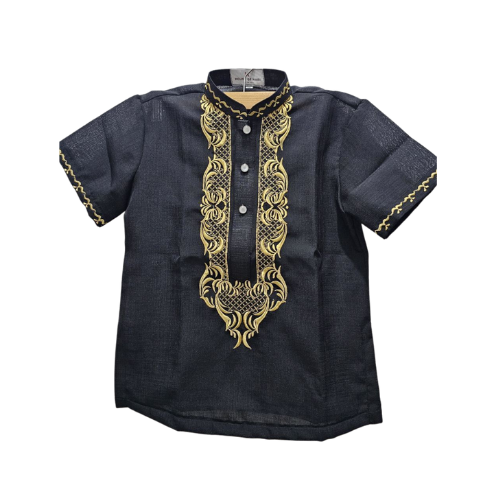 House of Habi PH Kids' Lumban Barong (Short Sleeves)