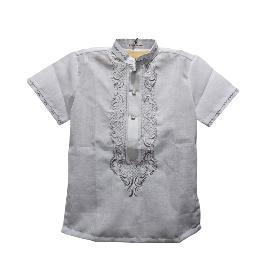 House of Habi PH Kids' Lumban Barong (Short Sleeves)
