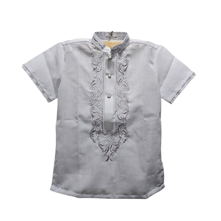 House of Habi PH Kids' Lumban Barong (Short Sleeves)