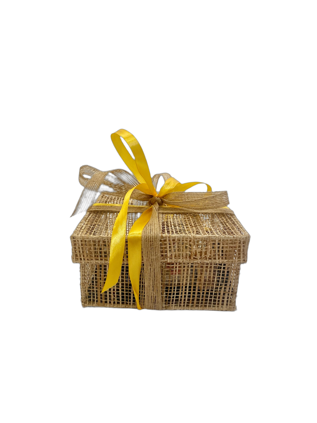 Square Sinamay Weave Gift Box