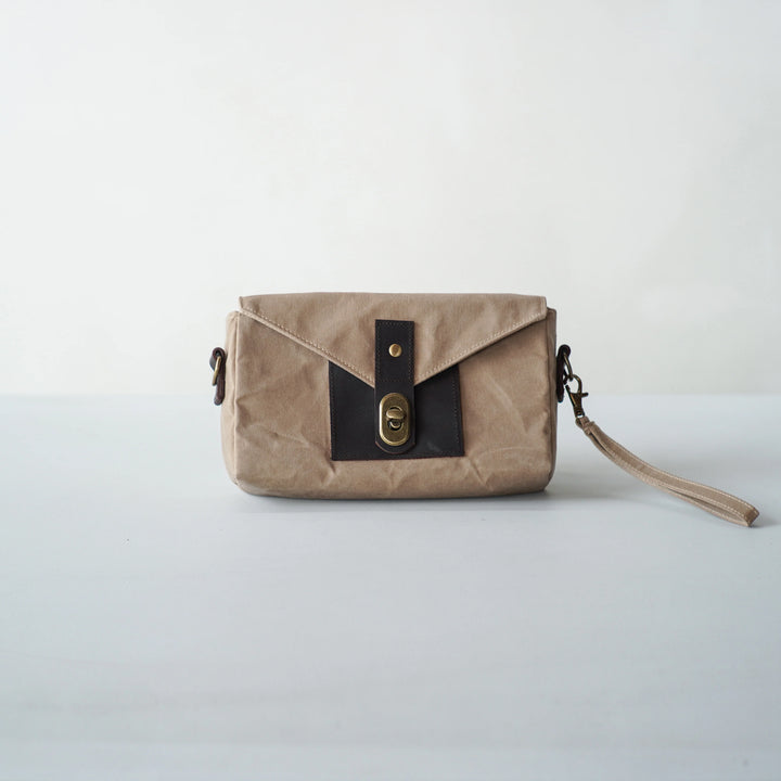 Gouache Alex Waxed Canvas Mini Carrier Bag