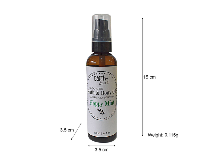 Earth+Scent Bath & Body Oil Happy Mint