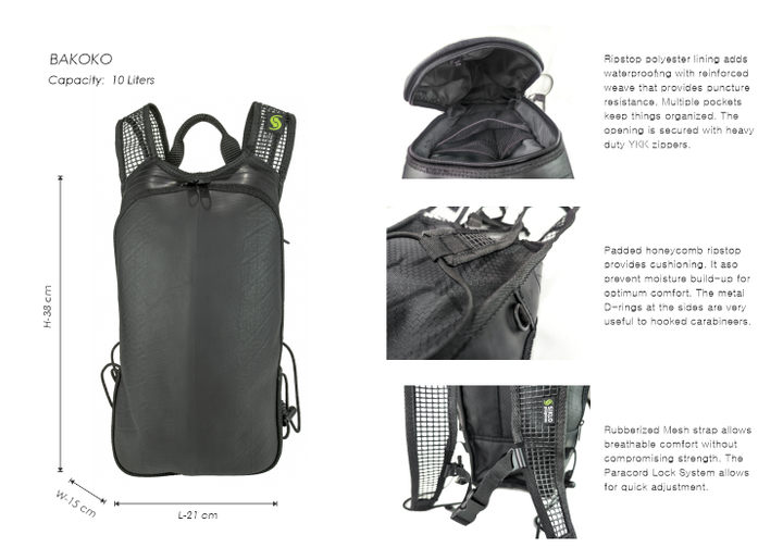 Siklo Pilipinas Bakoko Mini Backpack