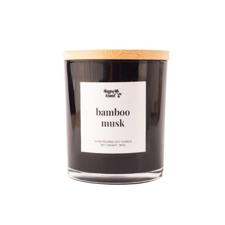 Happy Island	Home Collection Scented Hand-Poured Soy Candle - 300mL / 10oz Glass Jar