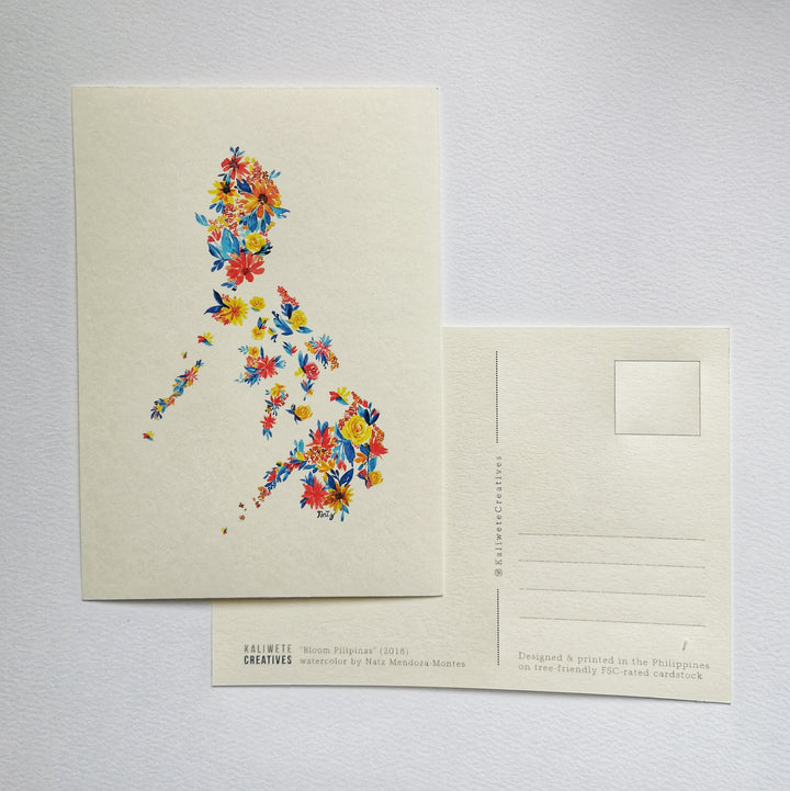 Bloom Pilipinas Postcard RBY Floral Map