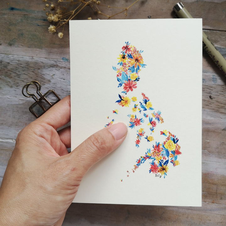 Bloom Pilipinas Postcard RBY Floral Map