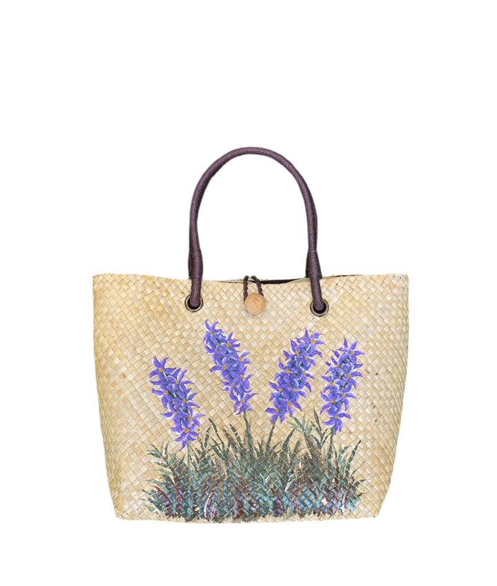 Roots Sorsogon Collection Hand Painted Flower Bag