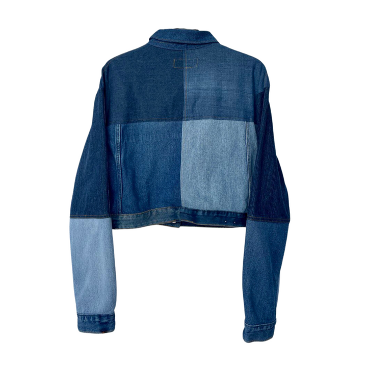 Maong Lona Cropped Trucker Denim Jacket