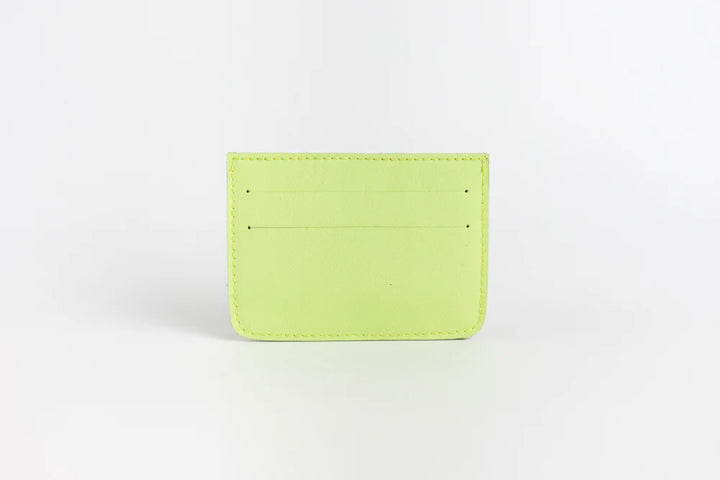 Woven Bulsa Card Holder in Avocado Leather