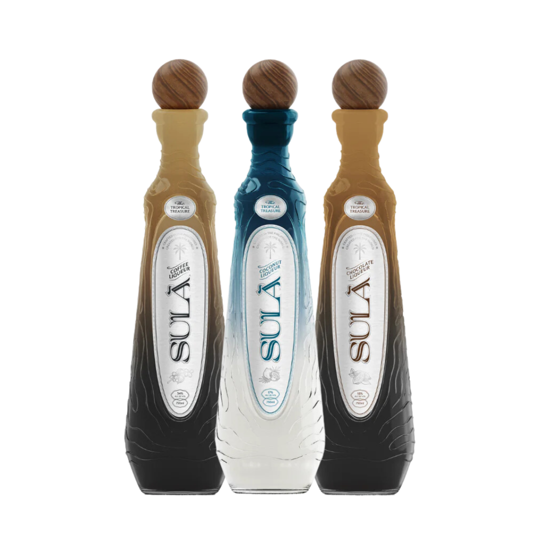 SULÀ Spirits Liqueur Tasting Set (Coconut, Coffee & Dark Chocolate)