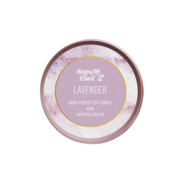 Happy Island	Flora Collection Scented Hand-Poured Soy Candle - 500mL / 17oz Glass Jar