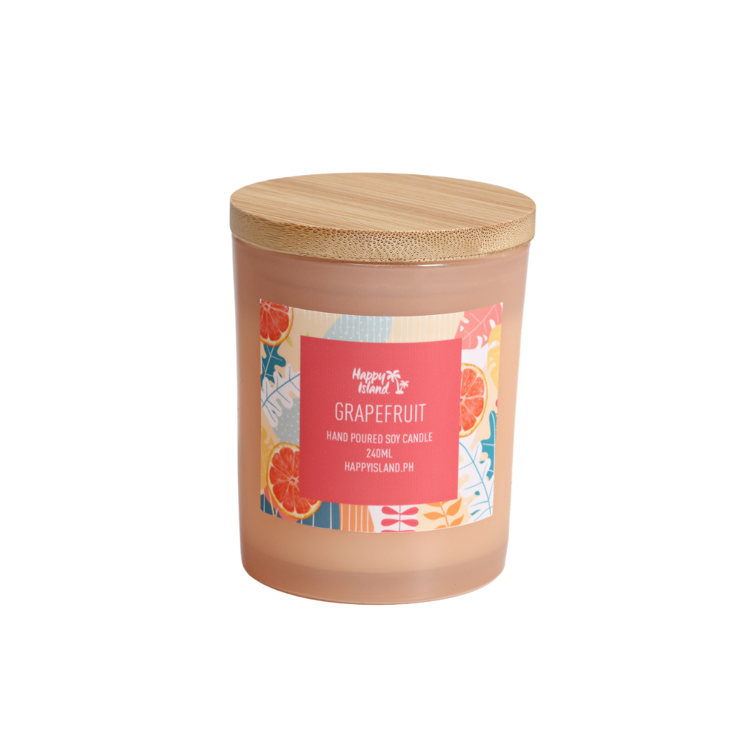 Happy Island	Play Collection Scented Hand-Poured Soy Candle - 500mL / 17oz Glass Jar