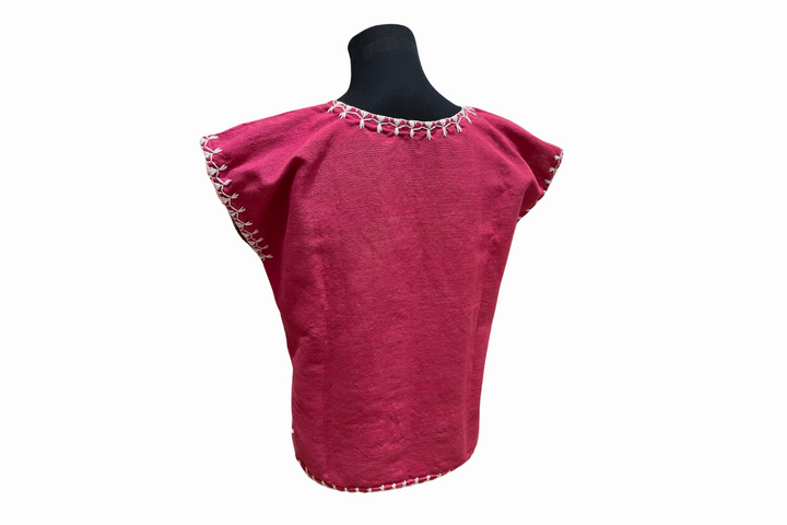 Women's Kaftan Blouse with Itneg Embroidery - Kantarines Weave