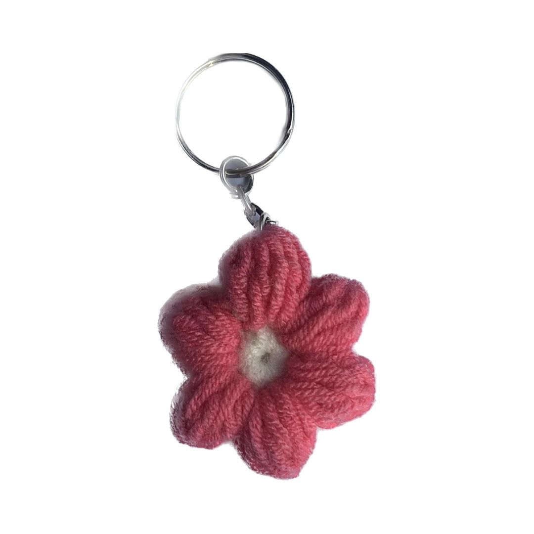 Hirayarn Flower Keychain