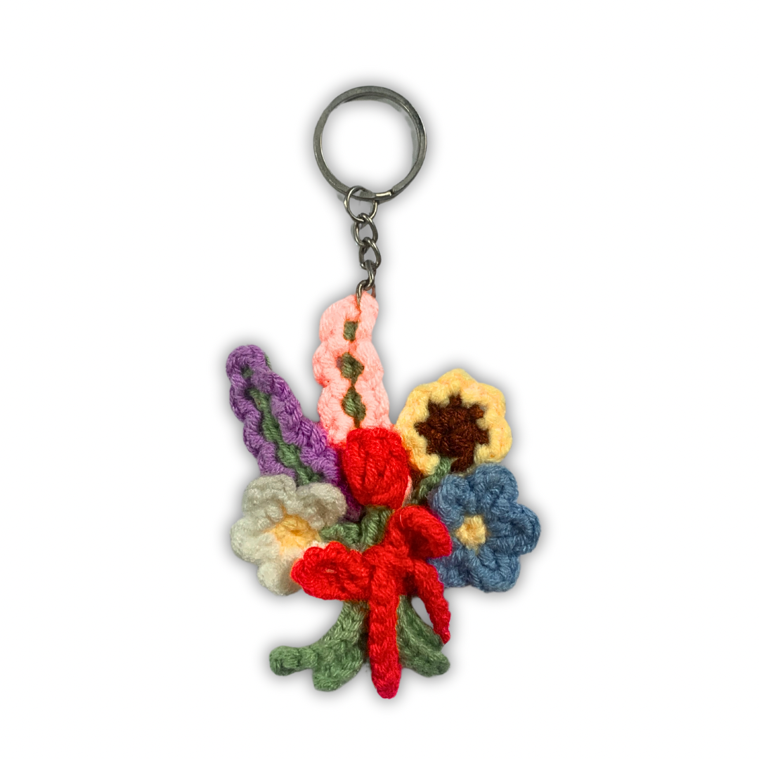 Hirayarn Flower Bouquet Keychain