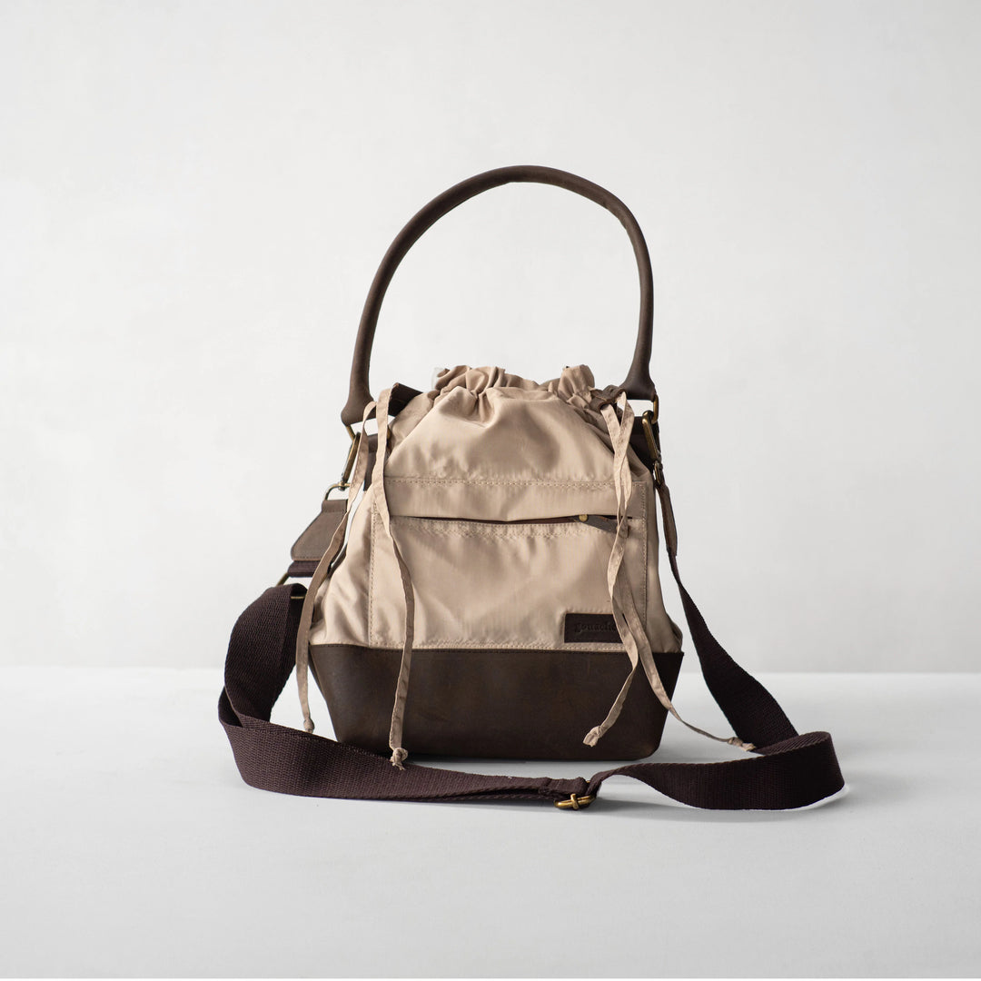 Gouache Keiko Unwaxed Canvas Bucket Bag