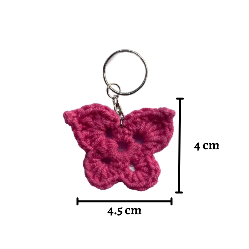 Hirayarn Butterfly Keychain
