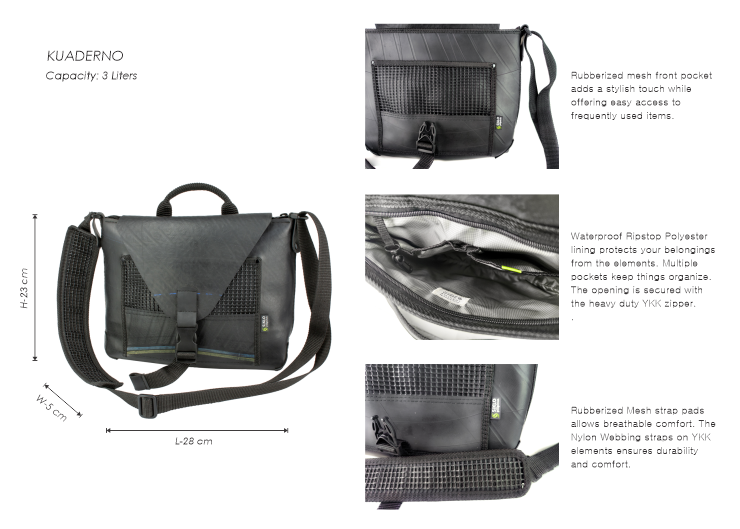 Siklo Pilipinas Kuaderno Sling Bag