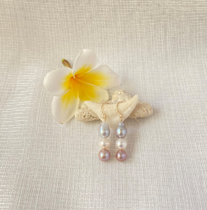 Plumeria Accessories Mutsumi Dangling Baroque Earring